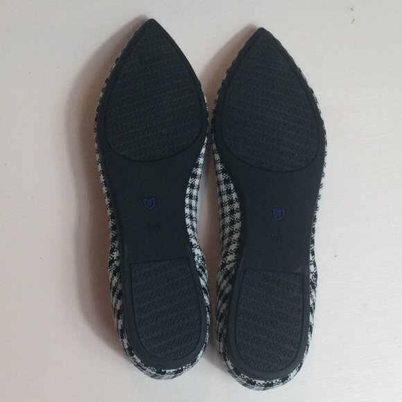 Rothy’s Black & White Houndstooth (The Knot Point II) - Picture 7 of 7